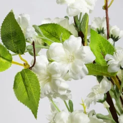 Künstlicher Kirschblüten-Zweig Weiß 65 Cm