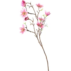 Künstlicher Magnolien-Zweig Rosa, 87 Cm