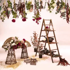 Künstlicher Rosenzweig, 73 Cm, Mauve