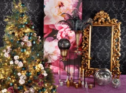 Künstlicher Rosenzweig, 73 Cm, Mauve