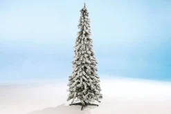 Künstlicher, Schmaler Tannenbaum, Beschneit 180 Cm