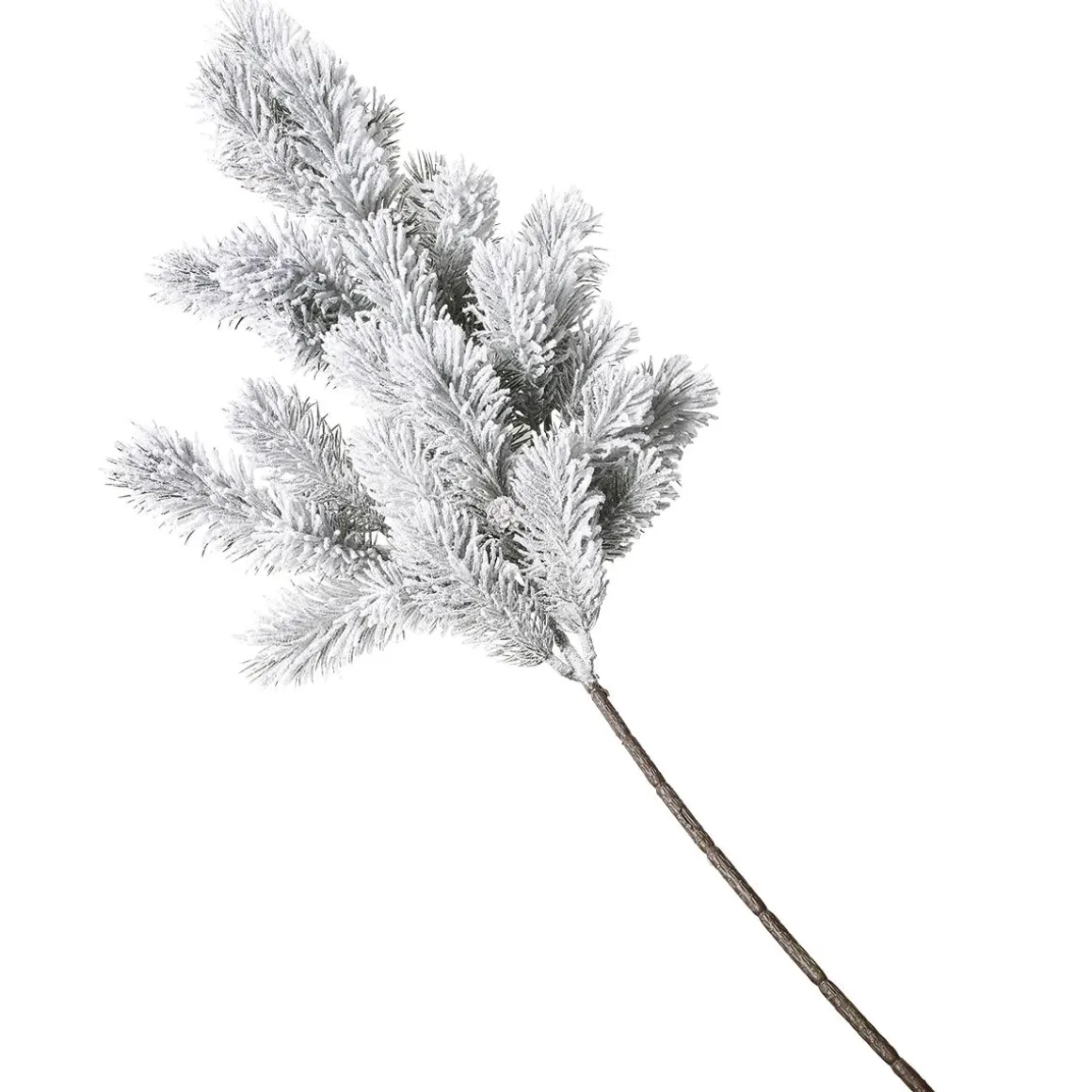 Künstlicher Tannenzweig Beschneit Mit Zapfen