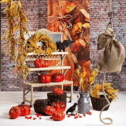 Künstlicher Türkranz Herbst, 63 Cm Ø