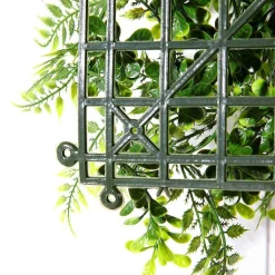 Künstliches Buchs-Farn-Paneel, 50 X 50 Cm