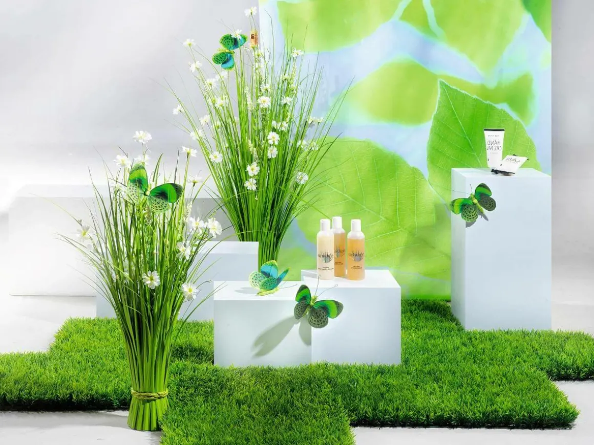 Künstliches Deluxe Rasenpaneel, 25 X 25 Cm