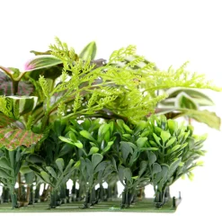 Künstliches Fittonia-Buchs-Paneel 25 X 25 Cm