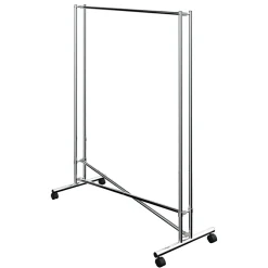 Konfektionsständer "Cross" Fixe Höhe 170 Cm, Silber