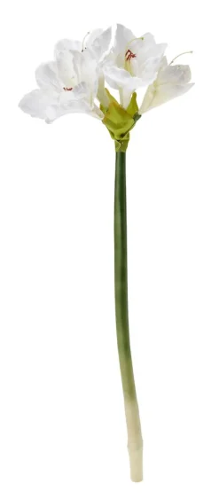 Kunstblume Amaryllis Weiß, 60 Cm