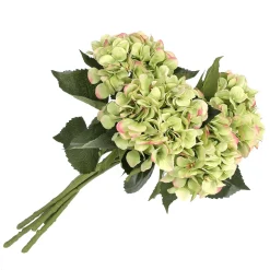 Kunstblume Hortensie Grün, 52 Cm