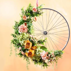 Kunstblume Hortensie Grün, 52 Cm