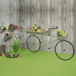 Kunstblume Hortensie Grün, 52 Cm