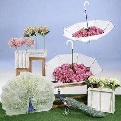 Kunstblume Hortensie Pink, 52 Cm