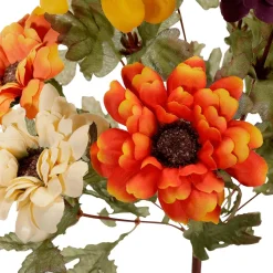Kunstblumenstrauß Zinnien, 37 Cm