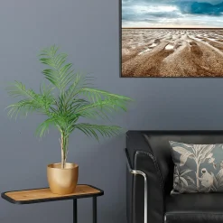 Kunstpalme Im Goldenen Topf 85 Cm