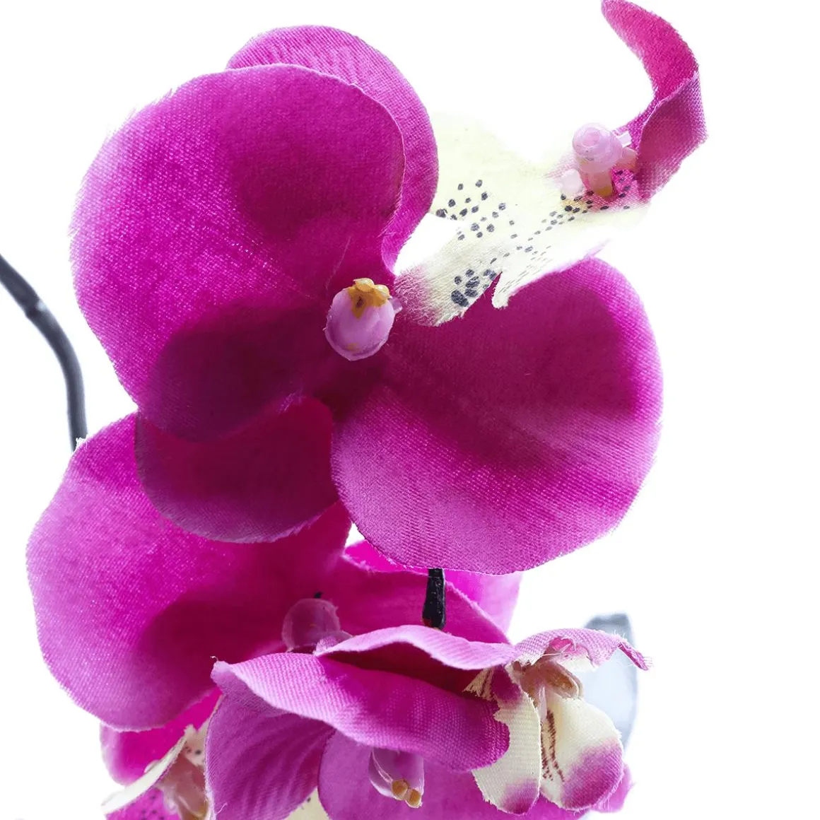 Kunstpflanze Orchidee Im Topf Pink , 28 Cm