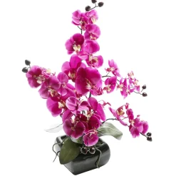Kunstpflanze Orchidee In Schale Pink, 40 Cm