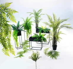 Kunstpflanzenhänger Frauenfarn, 119 Cm