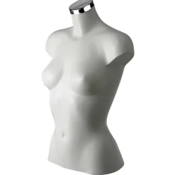 Kunststoff-Torso Dame 62 Cm, Weiß