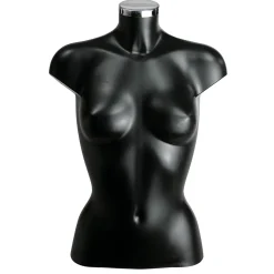 Kunststoff-Torso Dame 62 Cm, Schwarz