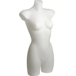Kunststoff-Torso Dame 81 Cm, Weiß