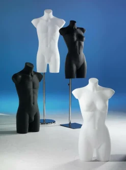 Kunststoff-Torso Dame 81 Cm, Weiß