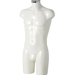Kunststoff-Torso Herr 88 Cm Weiß