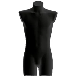 Kunststoff-Torso Herr 90 Cm, Schwarz