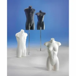 Kunststoff-Torso Herr 90 Cm, Schwarz