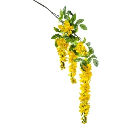 Kunstzweig Wisteria Goldregen, 140 Cm, Gelb