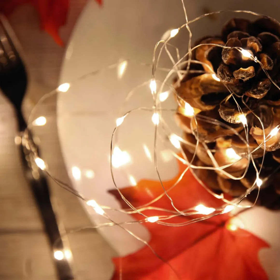 LED Batterie-Draht-Lichterkette Für Außen, 10 M