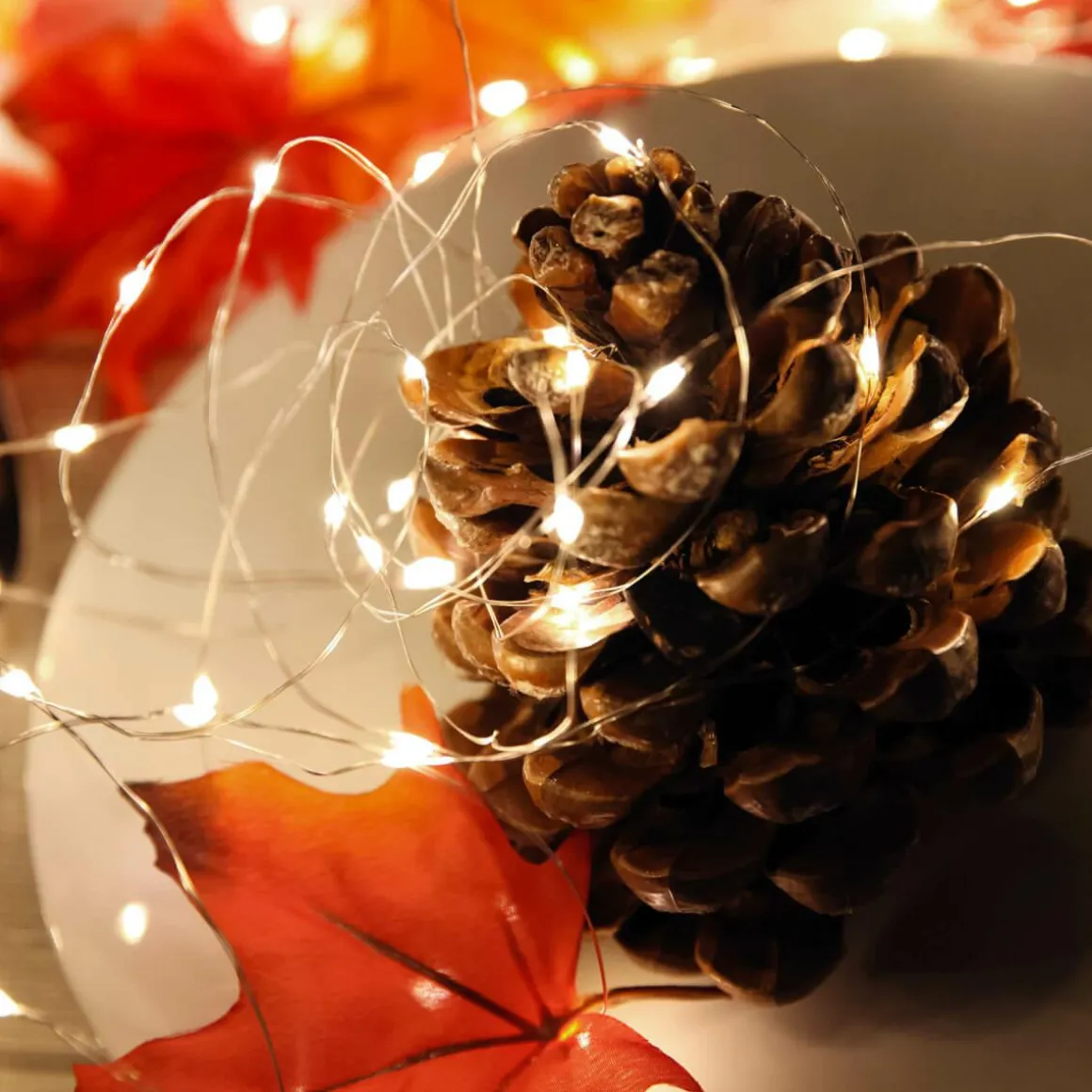 LED Batterie-Draht-Lichterkette Für Außen, 10 M