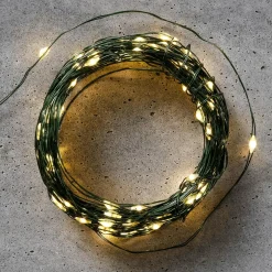 LED Batterie-Draht-Lichterkette Für Außen, 100 LED, 10 M