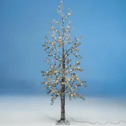 LED Baum Warmweiß Braun 210 Cm