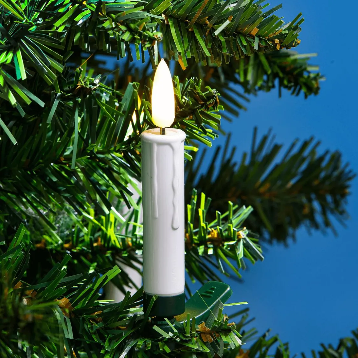 LED Deko Kerzen Creme/warmweiß 10 Cm