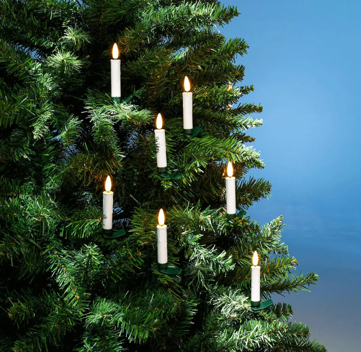 LED Deko Kerzen Creme/warmweiß 10 Cm