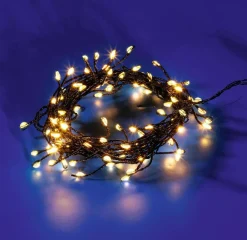 LED Draht-Lichterkette Twinkle Für Außen, 10 M, Schwarz
