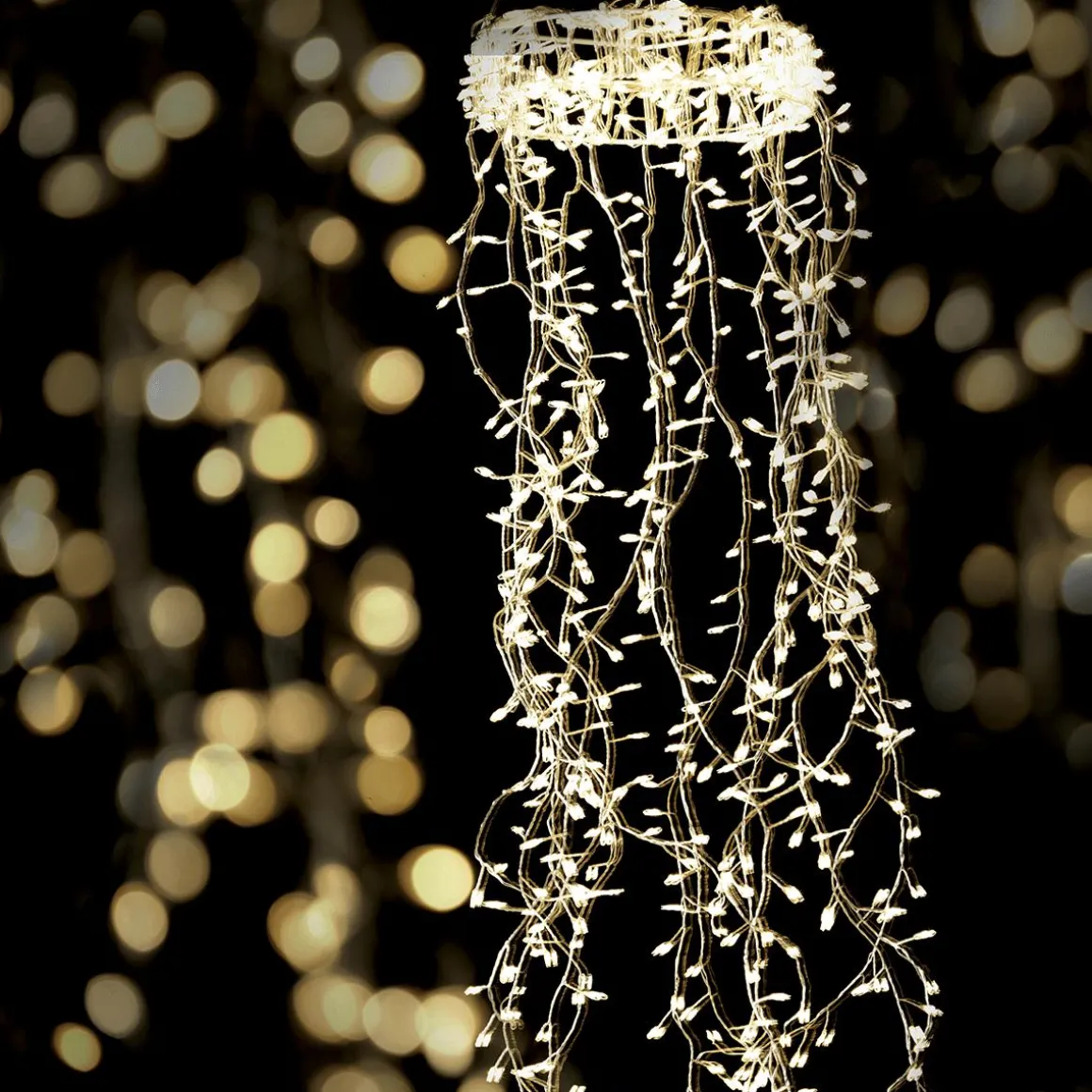 LED Draht-Lichtring "Feuerwerk", 60 Cm