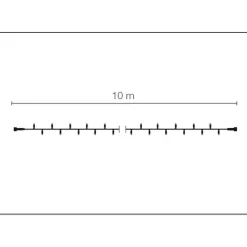 LED Kupplungslichterkette Für Außen IP67, 24 M Ohne Zuleitung
