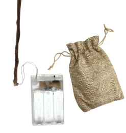 LED Pampasgras-Büschel-Satz Mit Batterie, 118 Cm Lang