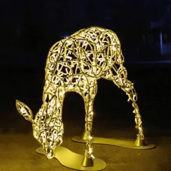 LED Rehkitz Weiblich Für Außen 100 Cm