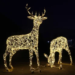 LED Rehkitz Weiblich Für Außen 100 Cm