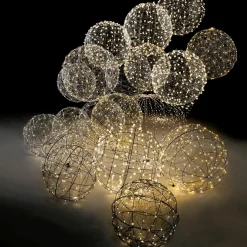 LED-Draht-Leuchtkugel Blinkend 60 Cm Ø