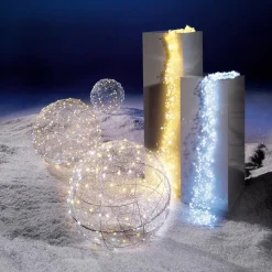 LED-Draht-Leuchtkugel Blinkend 60 Cm Ø