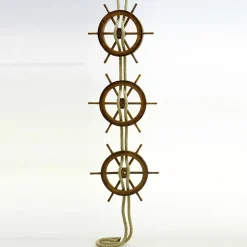 Maritimes Deko Steuerrad 50 Cm Ø, Dunkelbraun