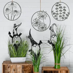 Metall Zwerg Erdspieß, 42 Cm