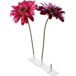 Metallständer 3 Aufnahmen, 15 Cm Hoch, Weiß