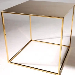 Metall-Tisch 45 X 45 Cm, Gold
