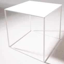 Metall-Tisch 45 X 45 Cm, Weiß