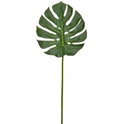 Monstera Kunstblatt Schwer Entflammbar B1, 75 Cm
