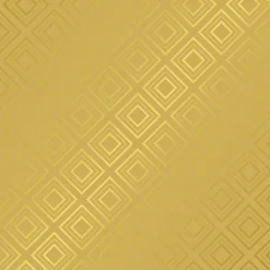 Nachhaltiges, Goldenes Geschenkpapier Mit Glänzendem Geometrischen Muster – 50 M Geschenkpapier-Rolle